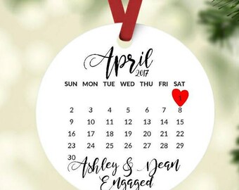 Christmas Ornaments, Anniversary Gift, Custom Ornament, Wedding Gift, First Christmas, Housewarming, Wedding Date, Save the Date, Keepsakes