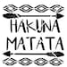 Hakuna Matata, Disney digital download, Png, jpg, svg, scal