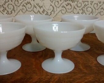 6 Vintage Sherbet Glasses