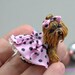 Statement jewelry Brooch jewelry yorkshire terrier Dog brooch Yorki jewelry Polymer clay jewelry Animal brooch