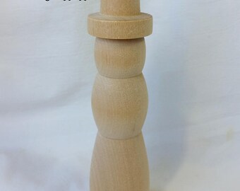 Primitive snowman, wooden, holiday decoration, Christmas decoration, 6" tall