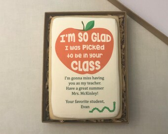 Teacher Appreciation Cookie Card