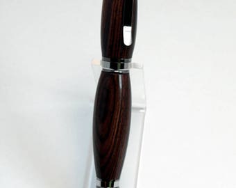 Cocobolo Cigar Pen with Black Titanium and Platinum finish