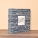 Baby Book, Baby Gift, Baby Album, Baby Memory Book, Baby Keepsake, Modern Baby Book, Navy Lines