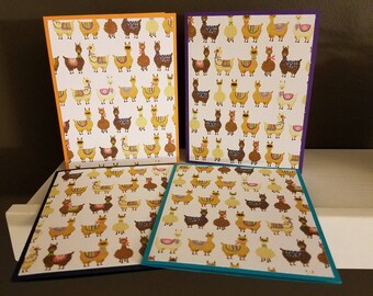 Llama Note Card Set
