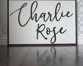 Custom name sign 24x36"