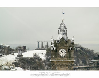 The Balmoral Hotel & Calton Hill, Edinburgh