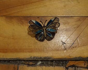 Nice Butterfly vintage brooch