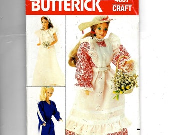 Butterick Fashion Doll Clothes Pattern 4687