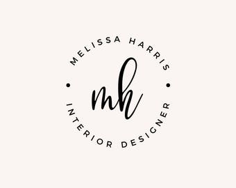 Premade Logo - Logo Design - Feminine Logo - Business Logo - Blogger Logo - Brand Design - Blog Header