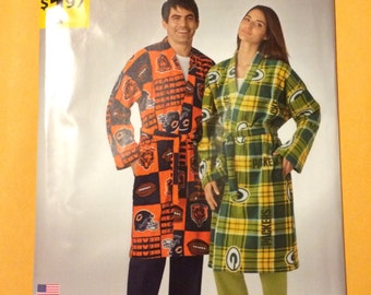 Pattern Misses, Men's, Teen's Robe Pattern 1268 It's So Easy Simplicity Size XS-XL New Uncut Factory Fold