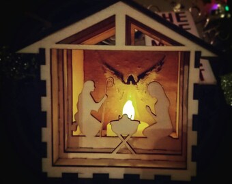 Beautifully built 3D Manger Scene.