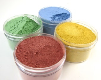 4 Color Milk Paint Sampler - Non-toxic All Natural Paint Perfect for Unfinished Wood Projects - Primary Colors