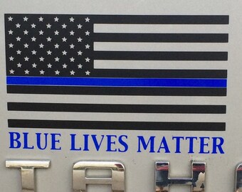 Blue Lives Matter Decal