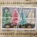 Bottle Brush Trees - Tiny 1-1/2 Inch Christmas Bottle Brush Trees - Pastel Christmas Trees for Decorating - Set of 4 Miniature Doll House