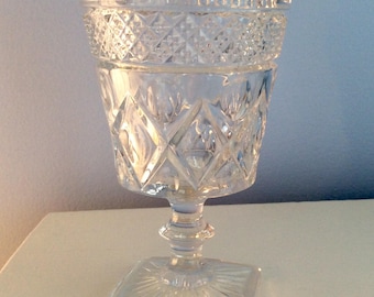 Vintage Crystal Goblet small