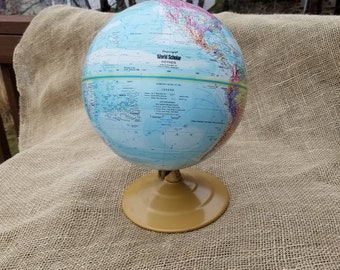 World Scholar 9" Replogle Globe Raised Land Features