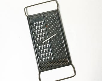 Grater All in One 1950s Metal Food Grater cheese grater Kitchen utensil rustic kitchen