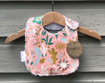 Chenille Drooler Bib - Desert