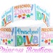 School ribbon, pre school dice ribbin, pre school, back to school ribbon, ribbon