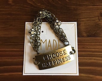 Choose Happiness Bracelet