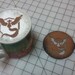 TEAM MYSTIC Coffee/Pastry stencil - 3D printed PLA