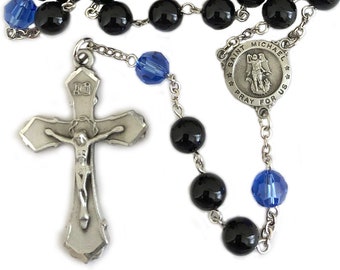 St Michael Archangel Guardian Angel Rosary Police Officer Gifts