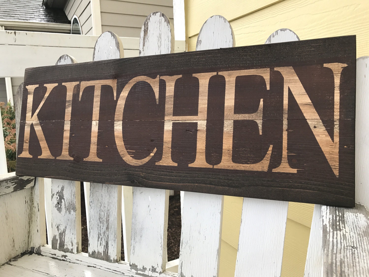 Kitchen Signs Decor Rustic Country Brown Kitchen Decor Red   Il Fullxfull.1140046568 F283 