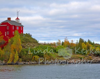 Marquette Michigan Harbor Light