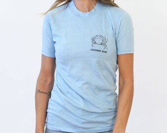 Vintage 1977 Fisherman's Wharf I Got Crabs San Francisco 50/50 Tee