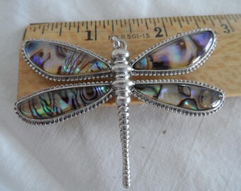 Silver & Mother of Pearl Butterfly Pendant