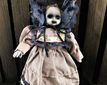 Muhjah 8" OOAK Porcelain Horror Doll