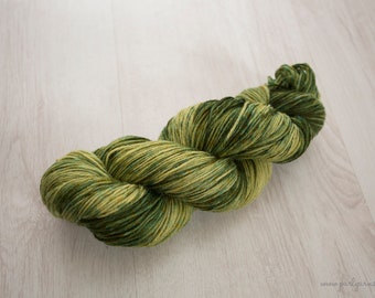 Hand Dyed Yarn - "Avocado Smash" Merino Sock, 4ply, Indie Dyed Yarn, 100g Skein