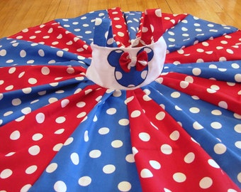 custom boutique disney minnie mouse inspired 4th of july twirl dress 2-6