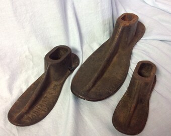 Vintage Iron Shoe Last, Cast Iron, Shoe Cobbler, Shoe Repair
