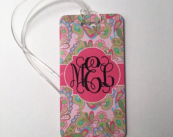 Luggage Tag | Custom Luggage Tag | Personalized Luggage Tag | Monogram Luggage Tag | Monogram Gift | Bridesmaid Gift | Graduation gift