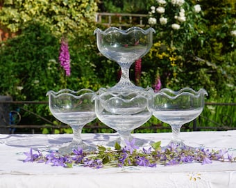 Set of Five Vintage Dessert Bowls