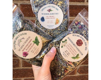 U Pick Healing Herbal Blend; Ritual Herbal, Wildflower Botanical OR Grounding & Focus Blends READ DETAILS pick 1 or 3