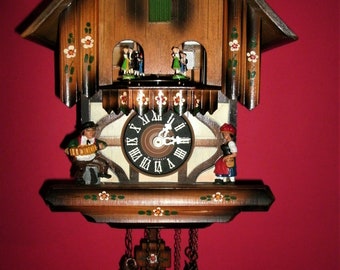 Vintage Classic SCHMECKENBECHER Musical Cuckoo clock #62