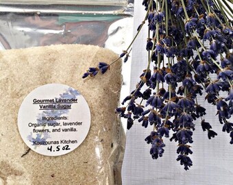 Organic Infused Organic Lavender Vanilla Sugar