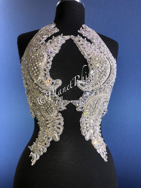 Wendy Crystal Beaded Bodice