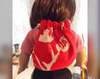 American Girl Doll (18 inch Doll) Drawstring Backpack