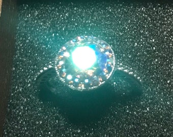 Sterling Silver Glacier Tanzanite Ring