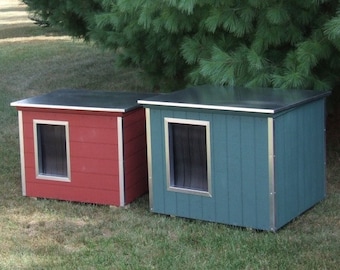 High quality, fully insulated doghouse
