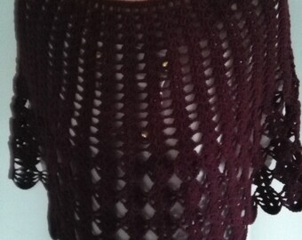 Poncho Rust Color