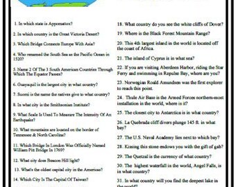 World Geography Trivia