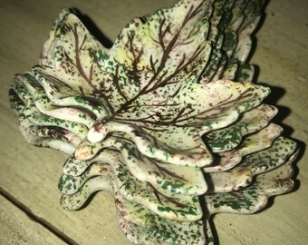 Hand Painted Pottery Nesting Dishes