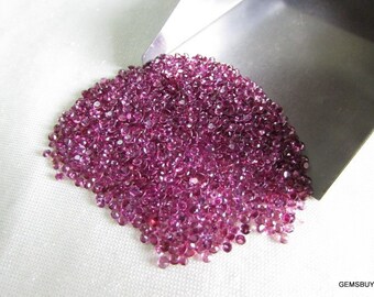 25 pieces 2mm PINK RHODOLITE Garnet Faceted round Gemstone, Pink Rhodolite Garnet Round Faceted Gemstone, pink garnet faceted round Gemstone