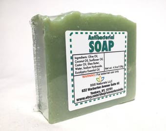 Antibacterial Eucalyptus Soap - Handmade Soap - Cold Process Soap - 100% Natural Soap
