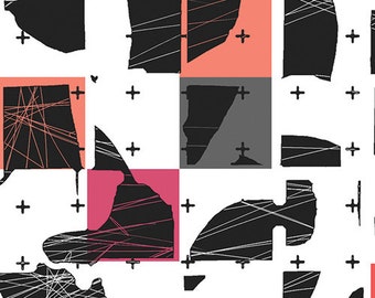 Cut-Ups - 1 METRE , 100% Designer Cotton Fabric - Avantgarde by Katarina Roccella for Art Gallery Fabrics
